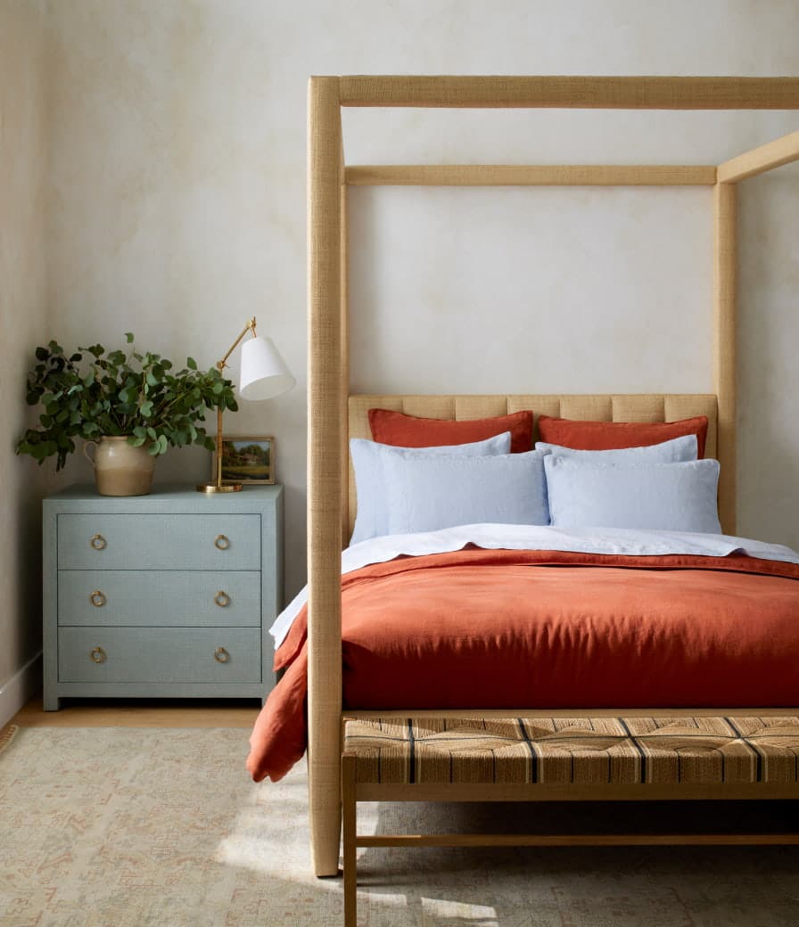 Fall bedding from Serena & Lily