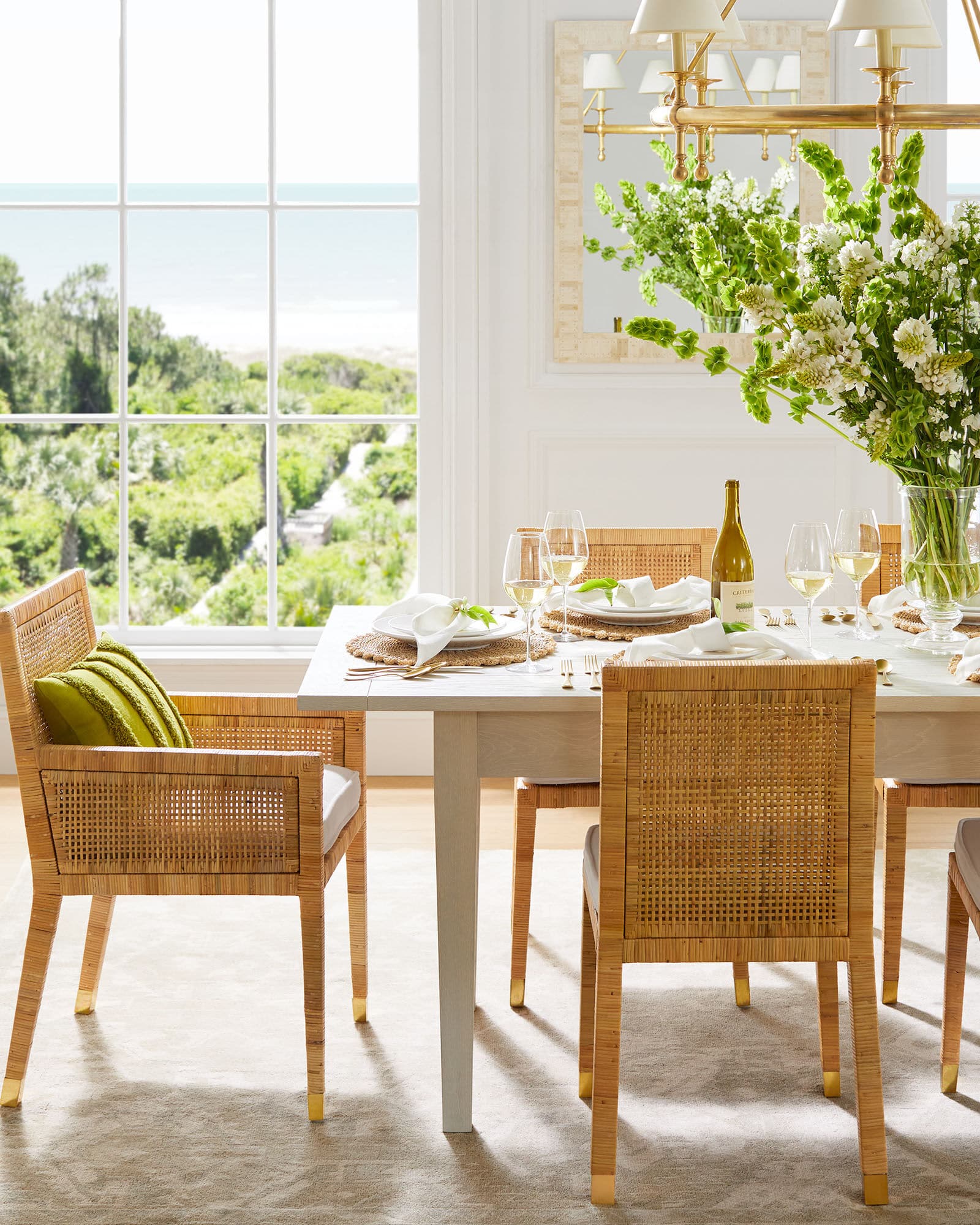 Serena & Lily dining room in the Fall Design Event