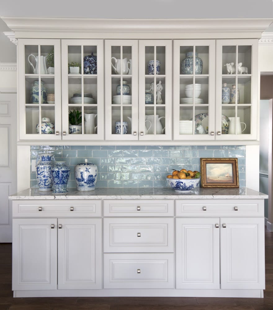 Blue and white Karr Bick kitchen