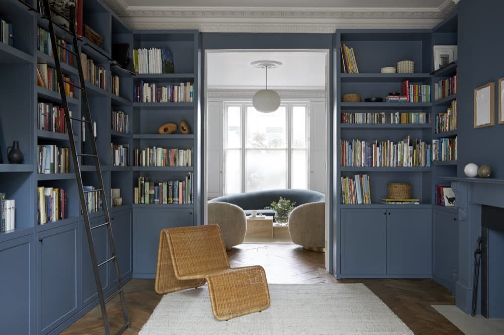 Dartmouth Park, London home | Architect Finkernagel Ross| Photography Anna Stathaki library