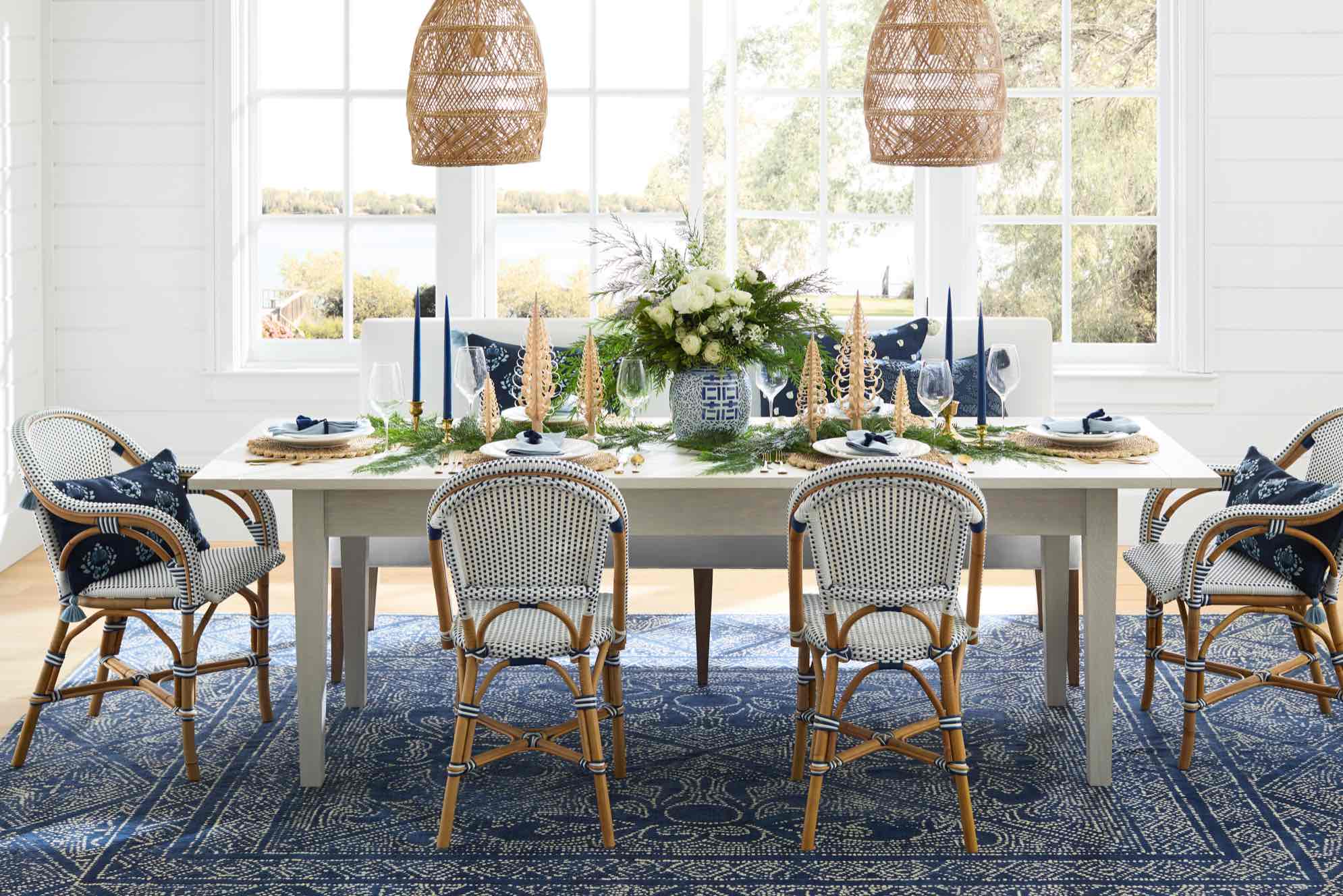Serena & Lily dining room