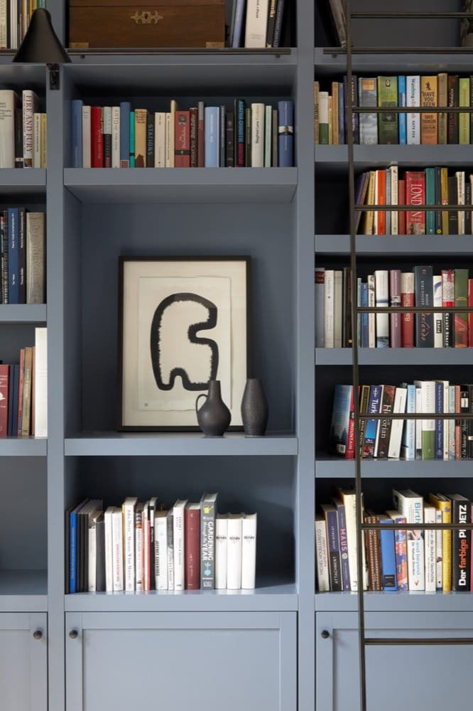 Dartmouth Park, London home | Architect Finkernagel Ross| Photography Anna Stathaki library