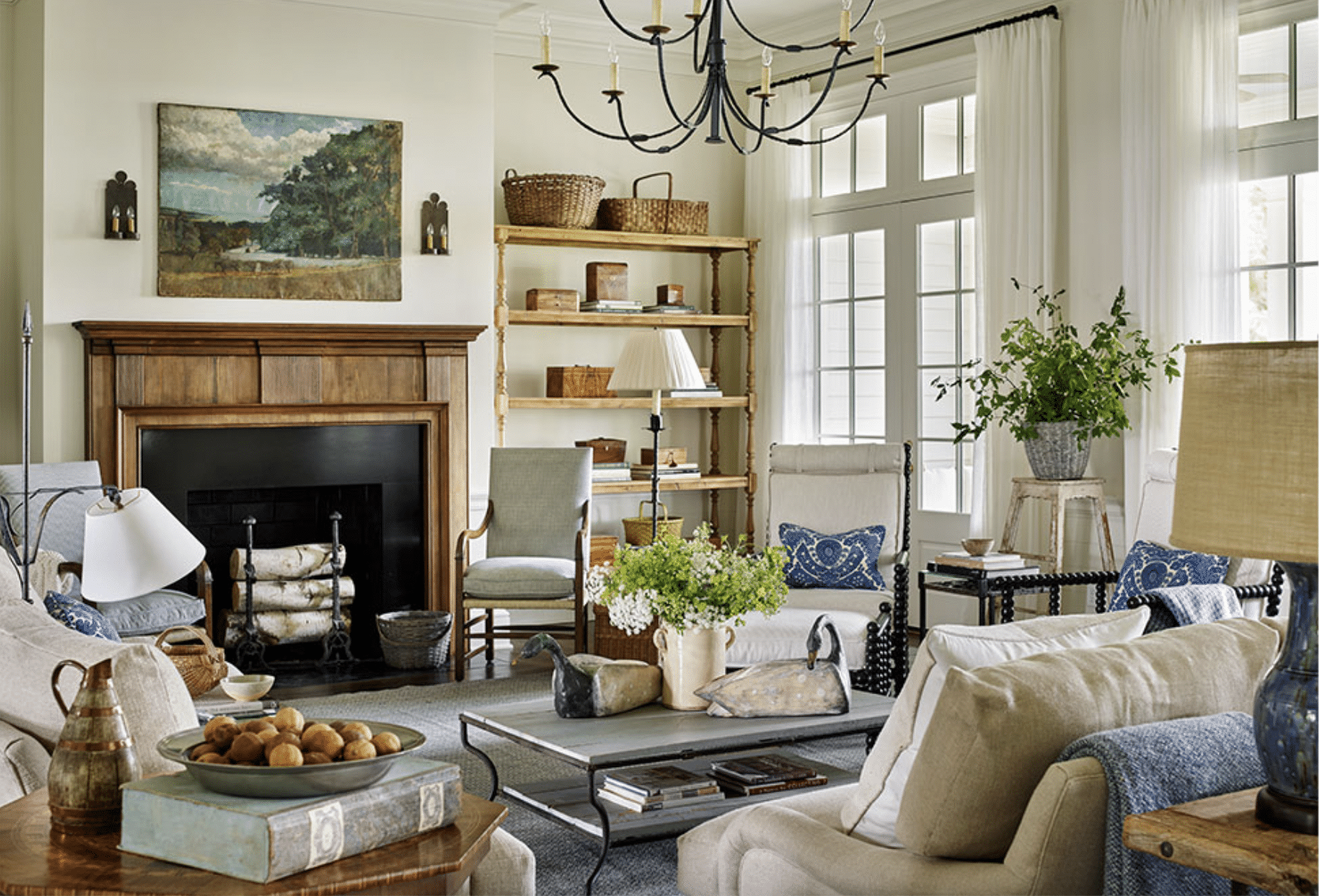 Barbara Westbrook Interior Design | Emily Followill Photography - house tour - Tennessee farmhouse - farmhouse - living room - living room decor - living room ideas 