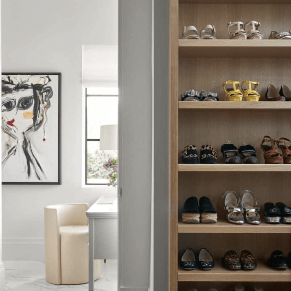 Morgan Farrow Interior Design - Nathan Schroder Photography - elegant closet - closet organization - closet goals - dream closet - closet design - closets - closet inspo