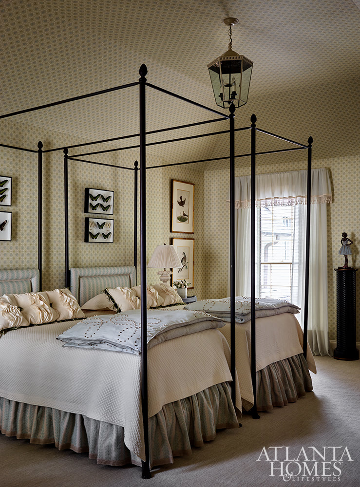 Source: Atlanta Homes & Lifestyles | Interior Design:  Jackye Lanham| Architect:  Andrew Cogar, David VanGroningen and Connor Bingham of Historical Concepts  | Photography: Emily Followill - bedroom - canopy bed - bedroom decor - bedroom design 