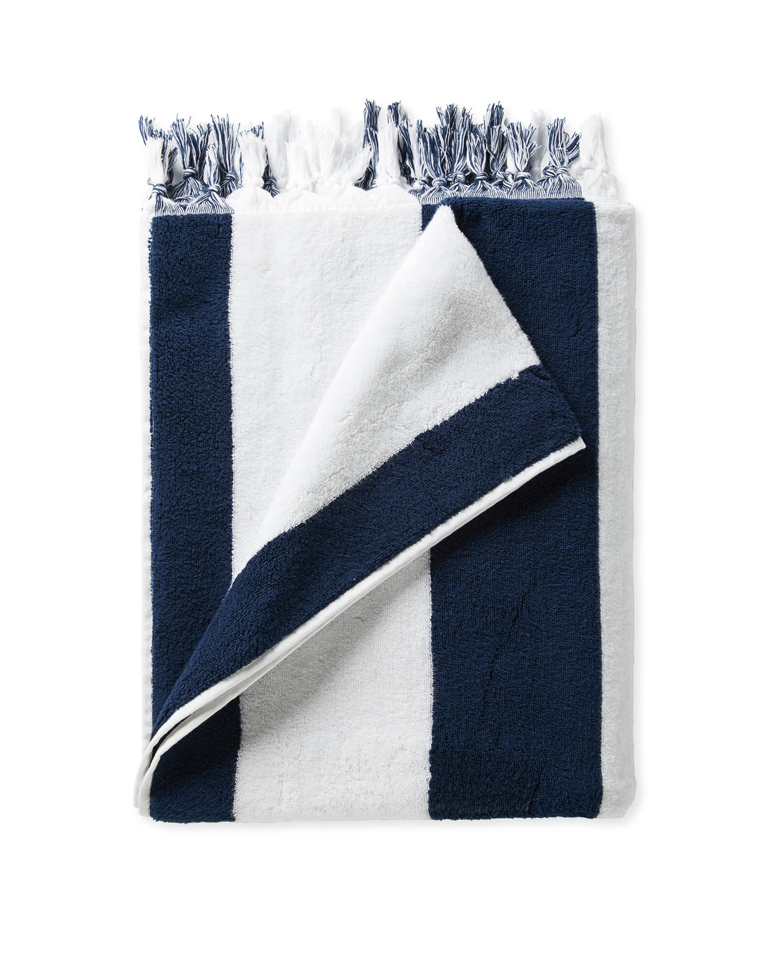 Serena & Lily stripe beach towel - beach towel - beach days - blue and white - navy and white - frsh towel