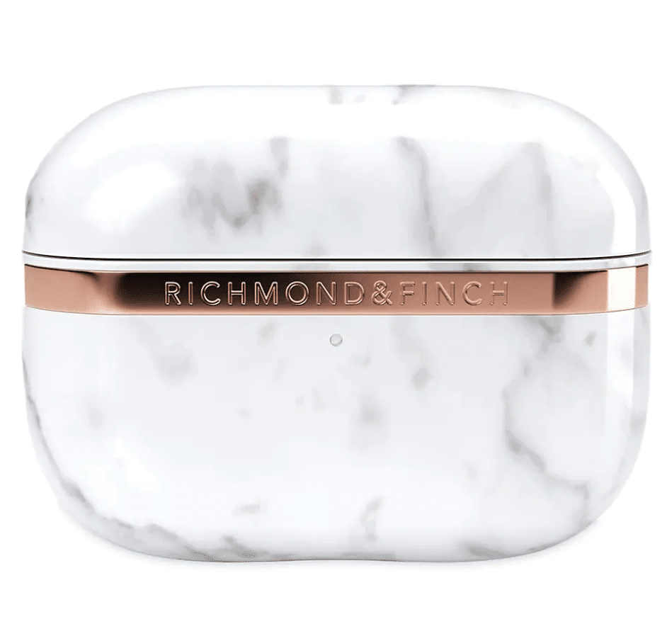 White Marble Airpod Pro Case - saks fifth avenue