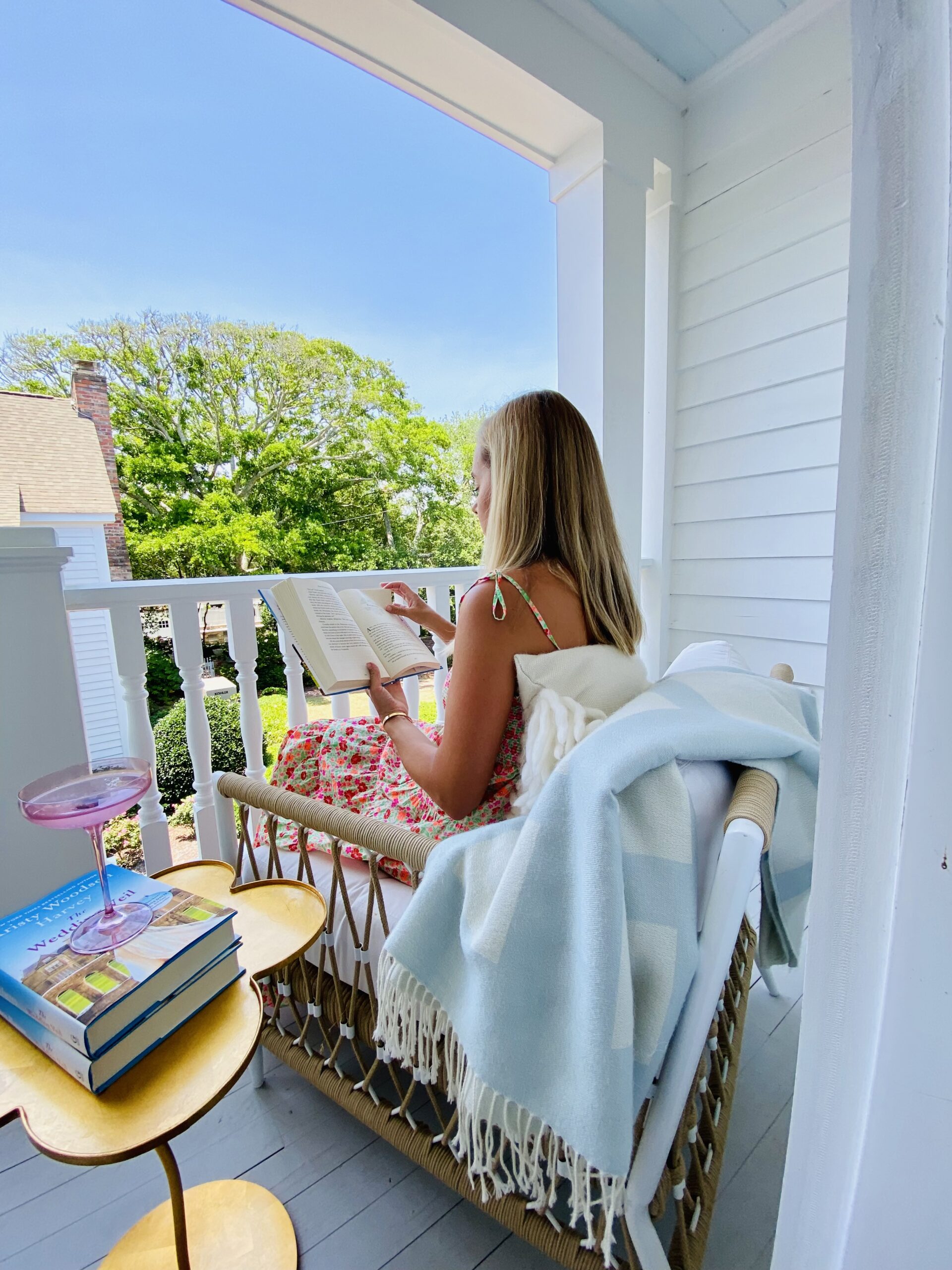 outdoor living - Serena & Lily - - porch - living room - outdoor living room - covered porch