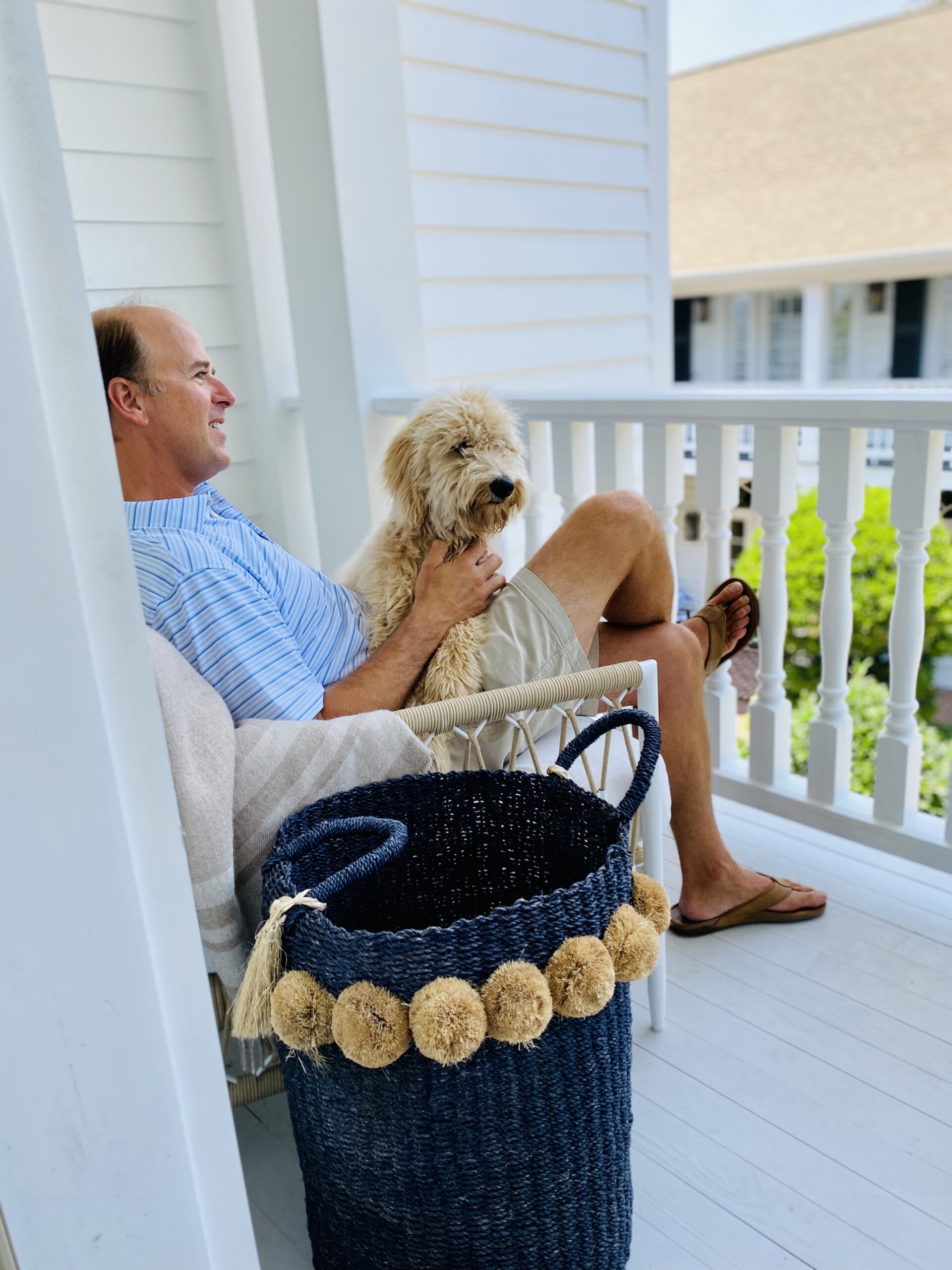 outdoor living - Serena & Lily - - porch - living room - outdoor living room - covered porch