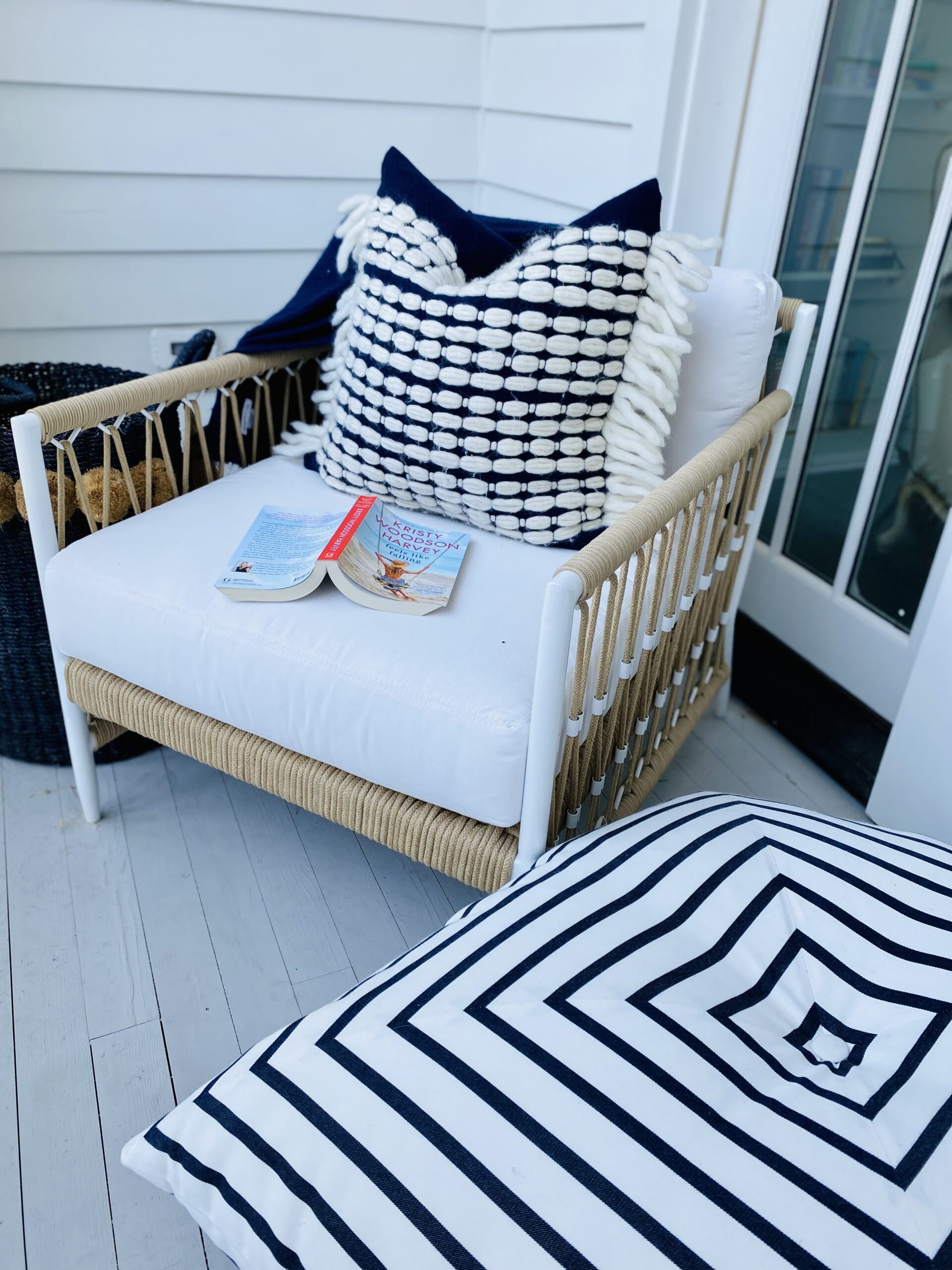 outdoor living - Serena & Lily - - porch - living room - outdoor living room - covered porch