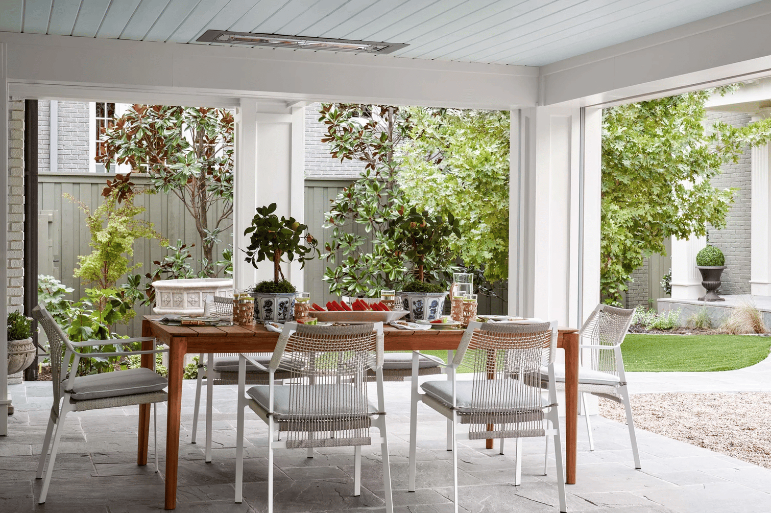 Dunbar Road Design - Nathan Schroder Photography -porch - covered porch - dining alfresco