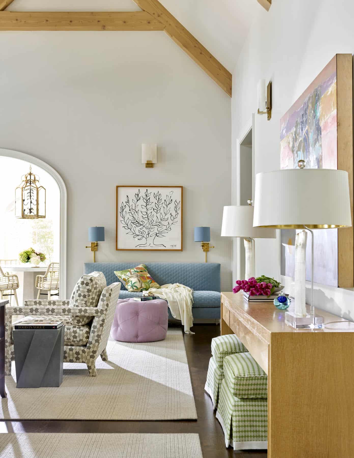 Collins Interiors, Nathan Schroder Photography, living room, living room decor, living room design. 