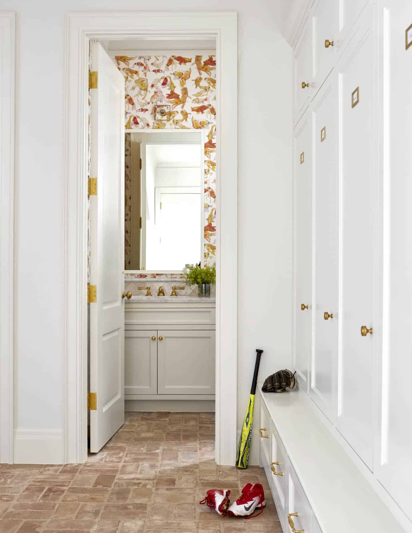 Collins Interiors, Nathan Schroder Photography, mudroom 