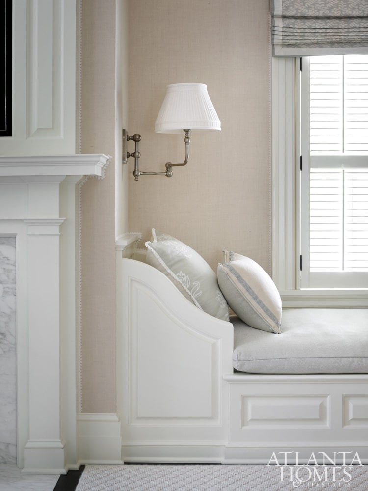 Architect William Litchfield | Designer Jackye Lanham | Atlanta Homes & Lifestyles bedroom, bedroom design, bedroom remodel, canopy bed