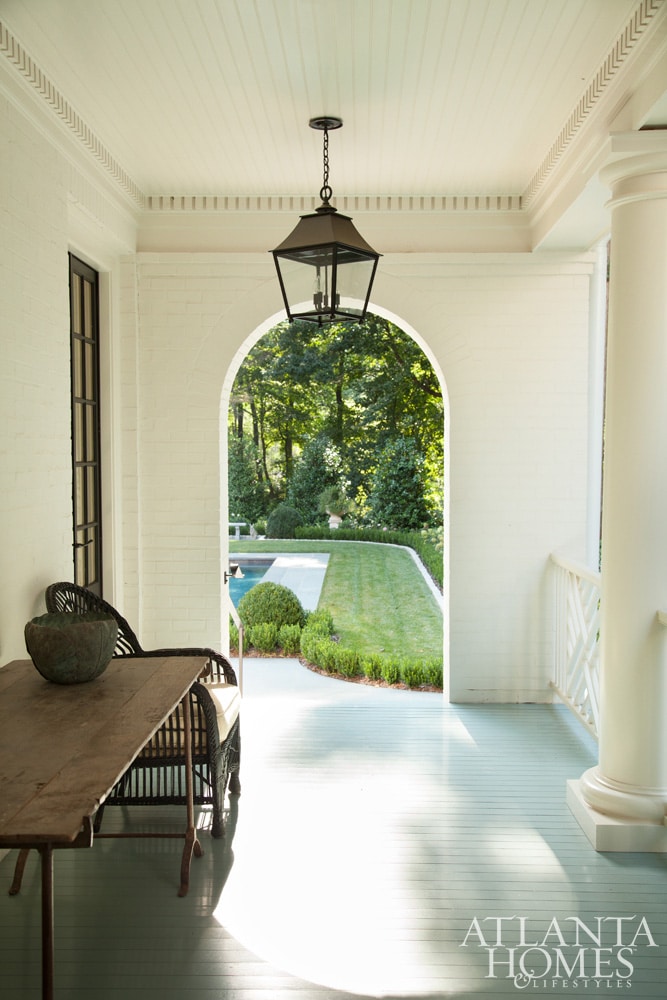 Architect William Litchfield | Designer Jackye Lanham | Atlanta Homes & Lifestyles pool, poolside - forever home