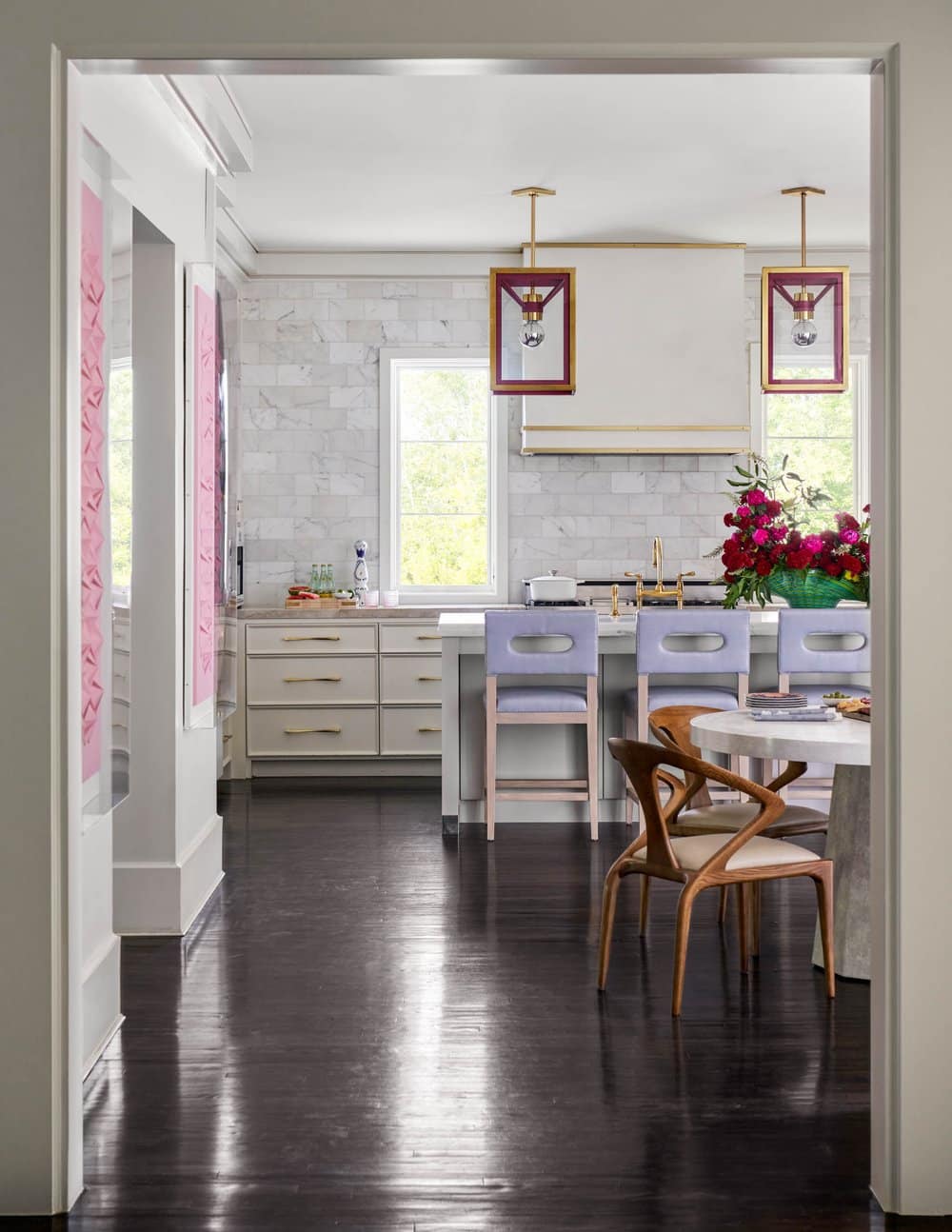 Mary Beth Wagner Interior Design| Nathan Schroder Photography - kitchen, lanterns