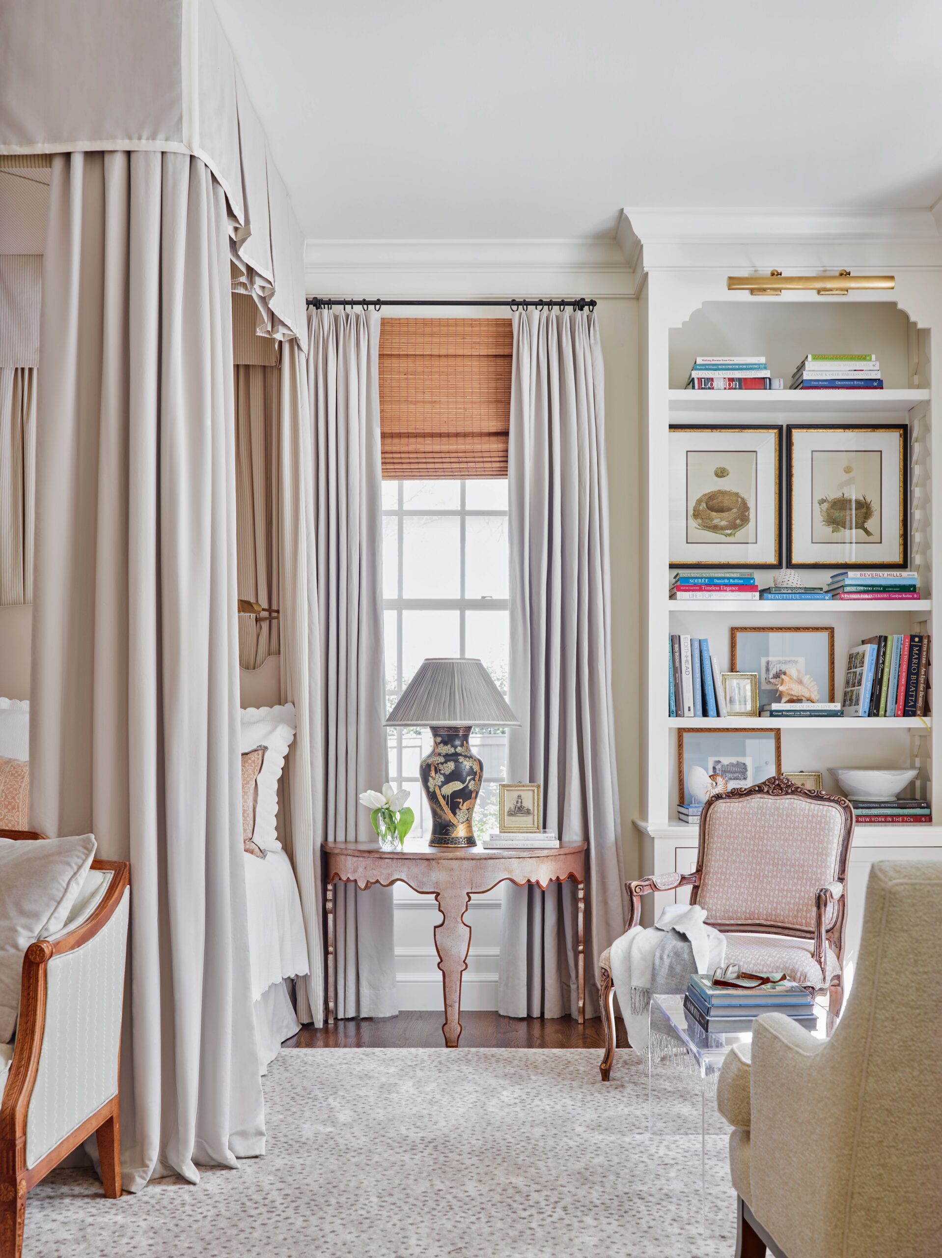 Ashley Gilbreath Interior Design | Photography: Emily Followill - bedroom, bedroom design, bedroom remodel, canopy bed