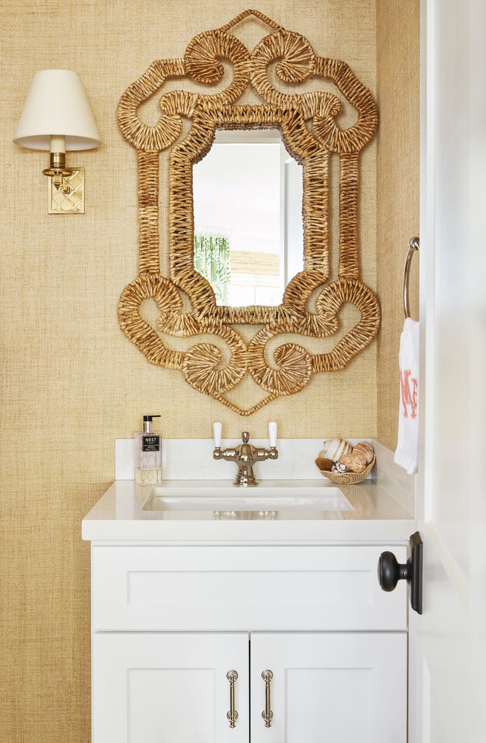  Pretty, practical and perfect for guests, the powder room is a small space that can be big on style Kara Miller Interiors work is testament to the power of packing a punch in the smallest of spaces. Brantley Photography 