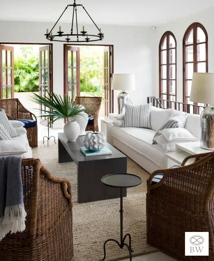 Beth Webb is celebrated for her exceptional talent in interior design that seamlessly merges timeless elegance with contemporary functionality, and these gorgeous living rooms are no exception. Erica George Dines Photography