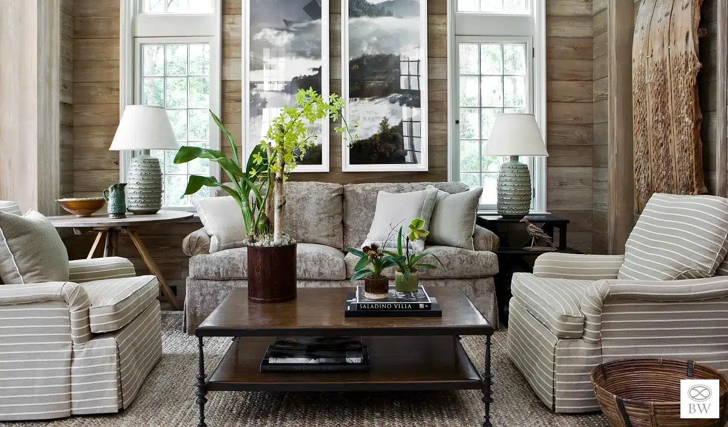 Beth Webb is celebrated for her exceptional talent in interior design that seamlessly merges timeless elegance with contemporary functionality, and these gorgeous living rooms are no exception. Erica George Dines Photography