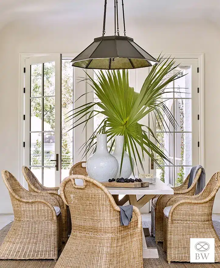 Beth Webb, a celebrated interior designer renowned for her timeless and sophisticated creations, has left an indelible mark on the world of interior design.  Webbs dining room designs are nothing short of exquisite, characterized by a harmonious blend of elements that exude elegance and tranquility. - Emily Followill Photography