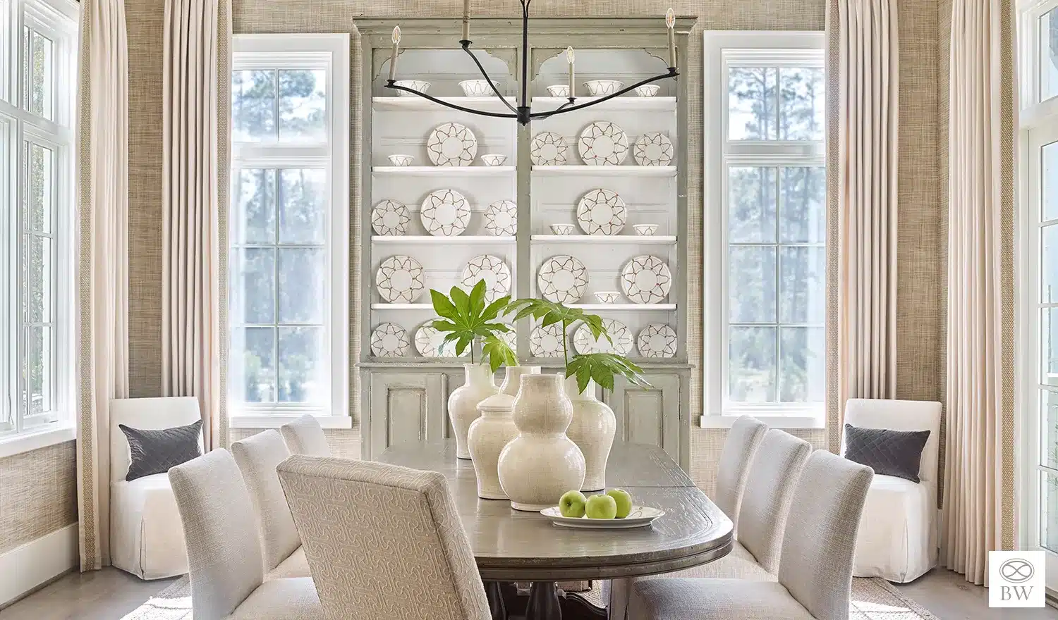 Beth Webb, a celebrated interior designer renowned for her timeless and sophisticated creations, has left an indelible mark on the world of interior design.  Webbs dining room designs are nothing short of exquisite, characterized by a harmonious blend of elements that exude elegance and tranquility. - Emily Followill Photography