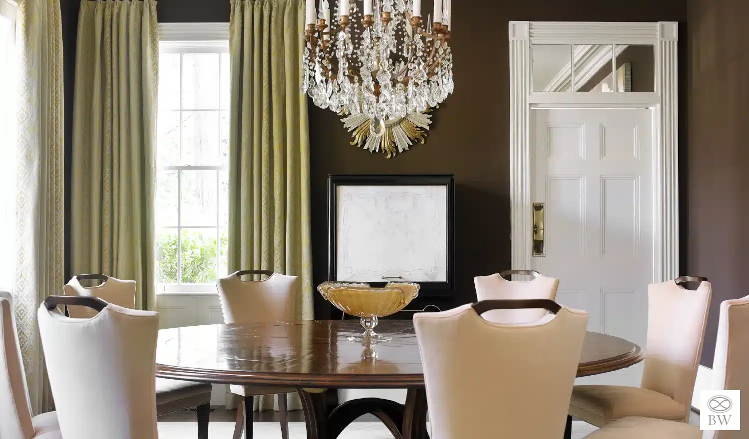 Beth Webb, a celebrated interior designer renowned for her timeless and sophisticated creations, has left an indelible mark on the world of interior design.  Webbs dining room designs are nothing short of exquisite, characterized by a harmonious blend of elements that exude elegance and tranquility. - Emily Followill Photography