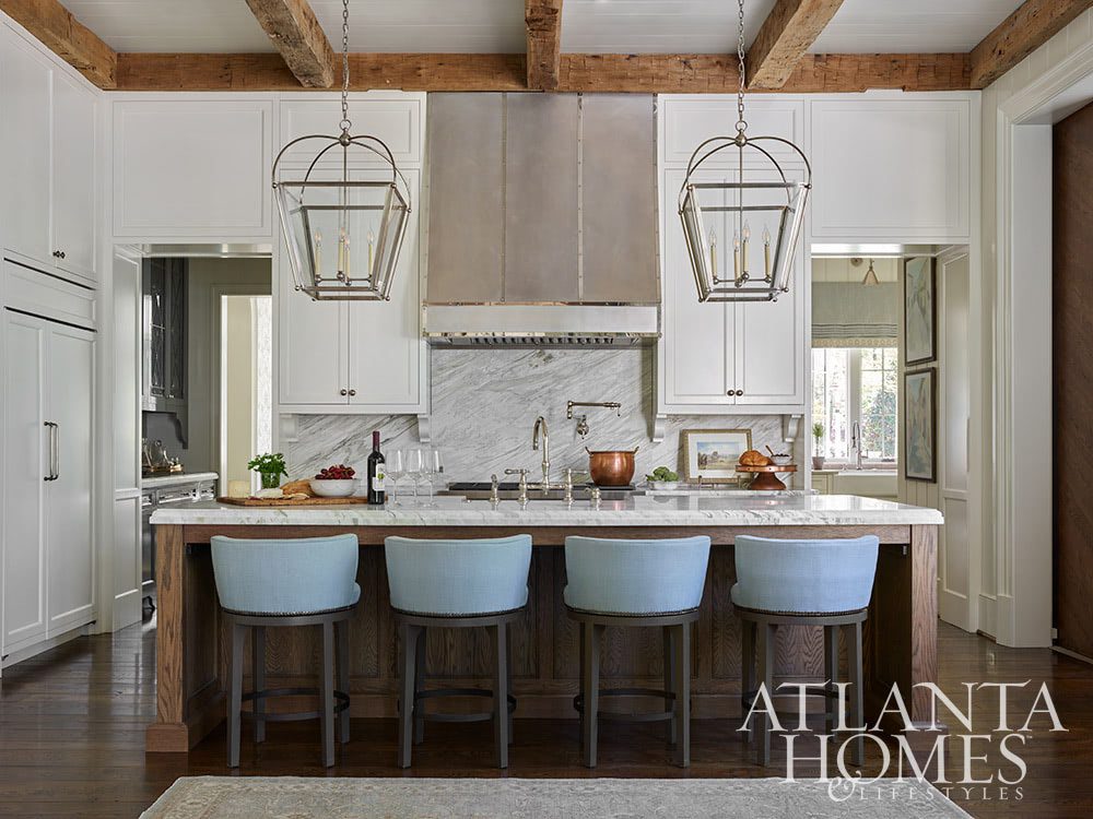 Upon stepping through the grand entrance, of this beautiful Buckhead home, one is immediately enveloped in an atmosphere of refined luxury. Atlanta Homes & Lifestyles Architect:  Tim Adams  Interior Design:  Michelle Doughtie, Schilling and Co Landscape Architect:  Alec Michaelides, Land Plus Builder: The Macallan Group, Photography:  Emily Followill