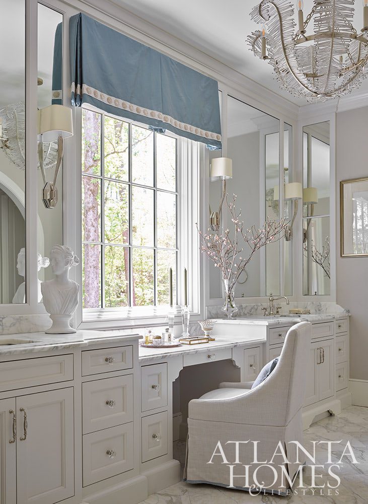 Upon stepping through the grand entrance, of this beautiful Buckhead home, one is immediately enveloped in an atmosphere of refined luxury. Atlanta Homes & Lifestyles Architect:  Tim Adams  Interior Design:  Michelle Doughtie, Schilling and Co Landscape Architect:  Alec Michaelides, Land Plus Builder: The Macallan Group, Photography:  Emily Followill