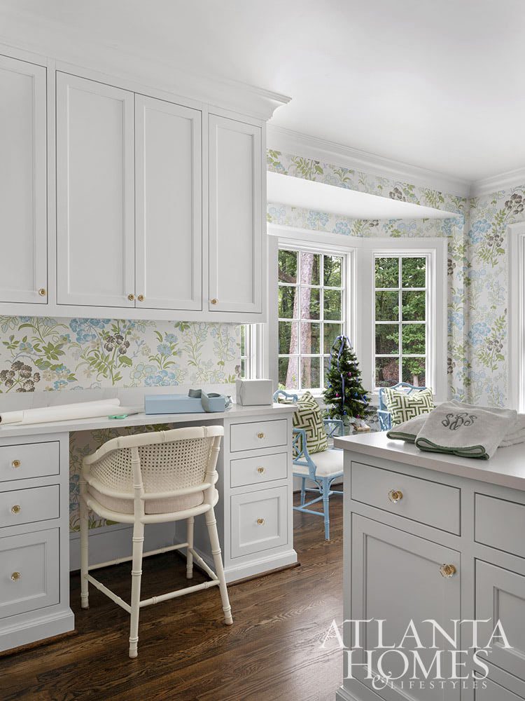 Deck the halls , kitchen, kitchen remodel, white kitchen, paneled ceiing, white lantern, Source: Atlanta Homes & Lifestyle Architect Ross Piper Builder Stuart Grubb Interior Designer Sande Beck Photographer Rustic White Photography