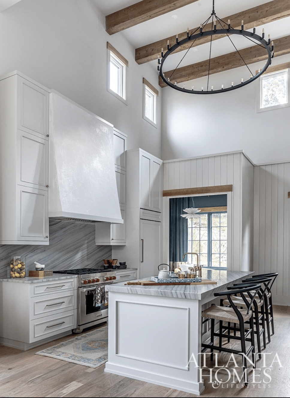 Melody Richardson & Marlee Vlassis, Balance Design - Jeff Herr PHotography - kitchen, beams, wood beams