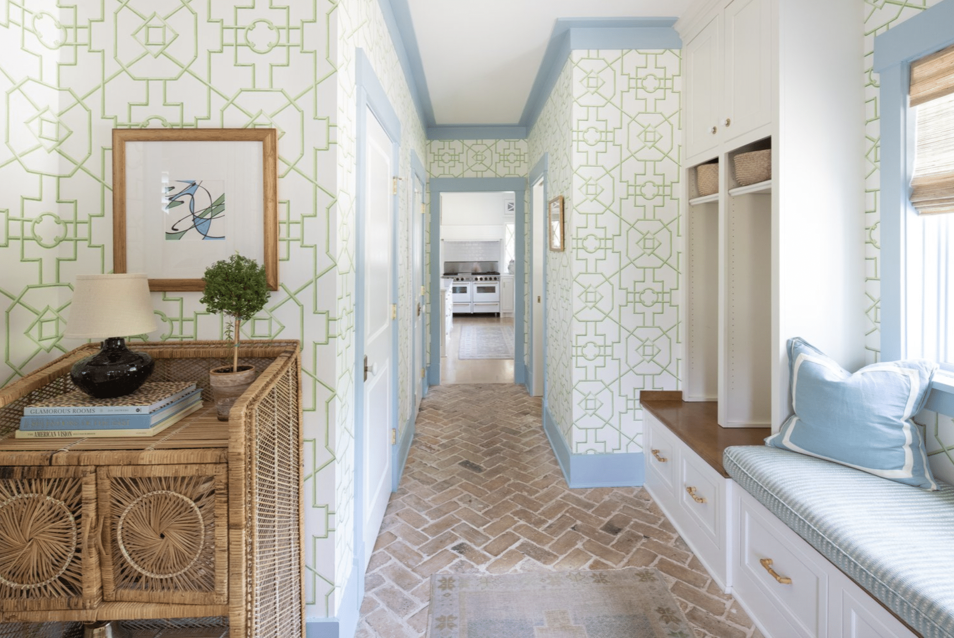 Step into a Nashville home designed by the talented Emily Haraf of EH Interiors, where timeless elegance meets fresh, family-friendly living. Kristen Mayfield Photography