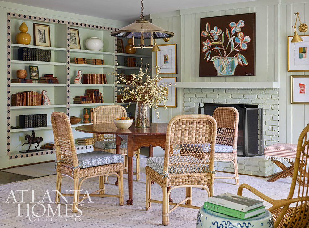 Source: Atlanta Homes & Lifestyles Magazine Photography: Emily Followill Stylist: Thea Beasley - Beautiful foyer with staircase The transformation of a 1960s ranch by Architect Norman Askins and Bradford Lowry Interiors  is a beautiful family-friendly home remodel.