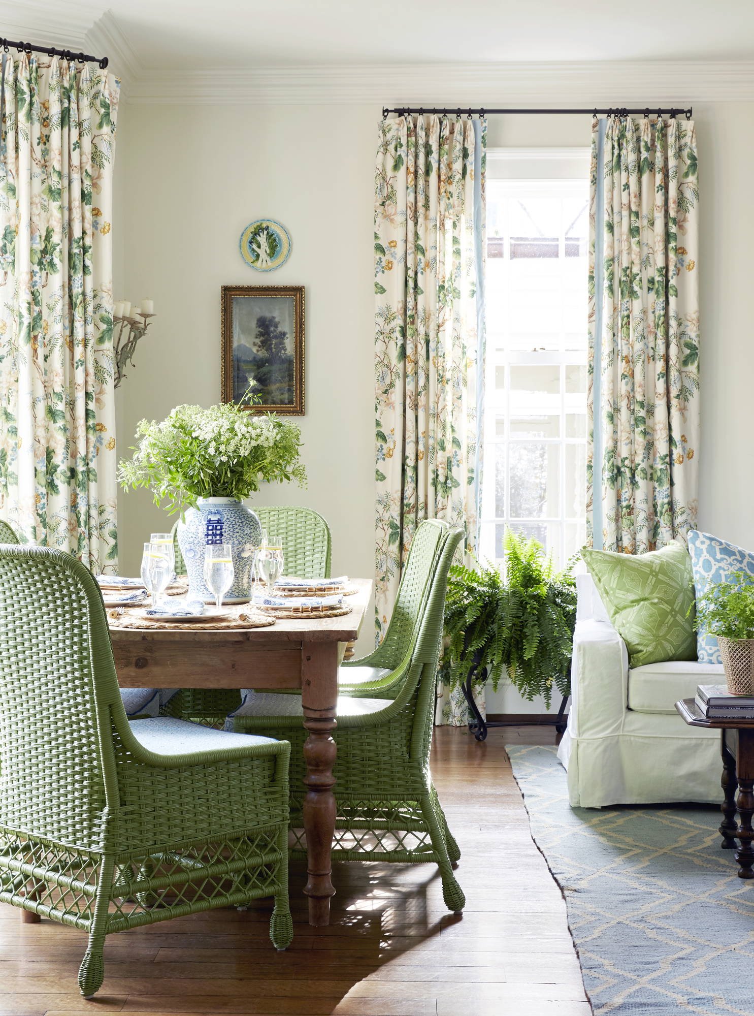 And one glimpse at any of Sarah Bartholomew 's perfectly curated rooms, and we could tell that she was the kind of designer whose rooms we would watch, study and come back to again and again. In this Belle Meade Georgian, timeless elegance abounds. Emily Followill Photography