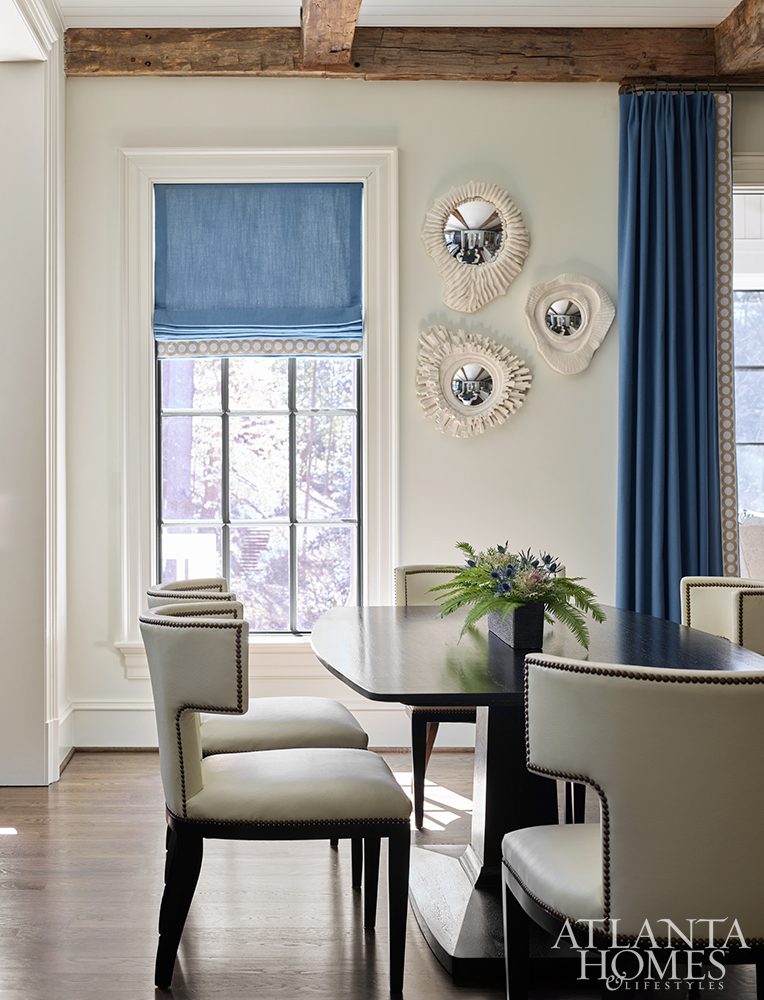 If you're looking for an amazing tour today, this fabulous home designed by Courtney Giles in Atlanta Homes & Lifestyles won't disappoint!  Traditional elements with the right mix of modern, hints of glamour in all the right places and architectural details that accentuate at every turn, this beautiful space is just the right kind of chic.