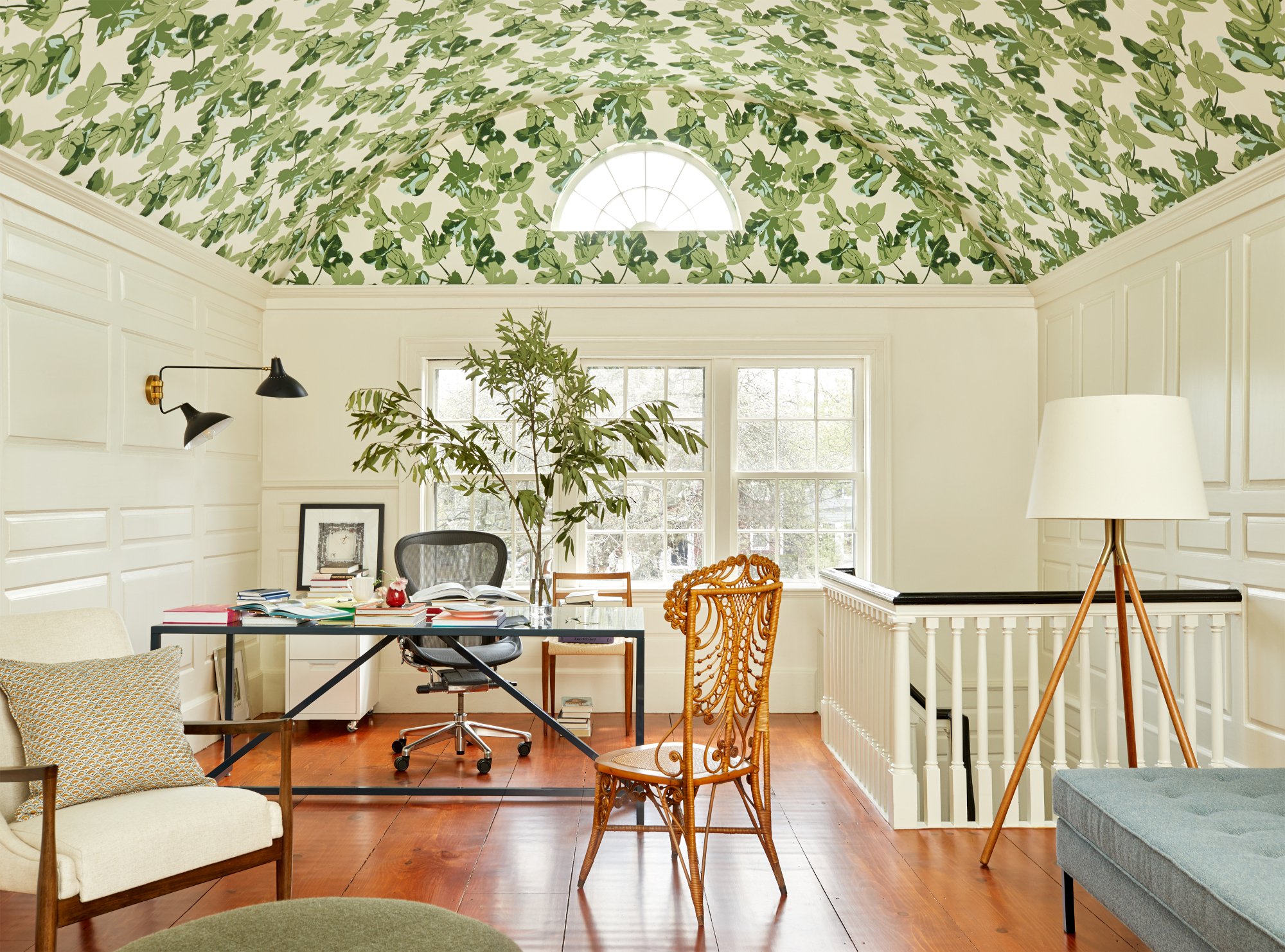 This fabulous home design by the talented Colleen Simonds Design is elegant, fresh, fun, and full of personality–everything a home for a young family should be! Emily Gilbert Photography