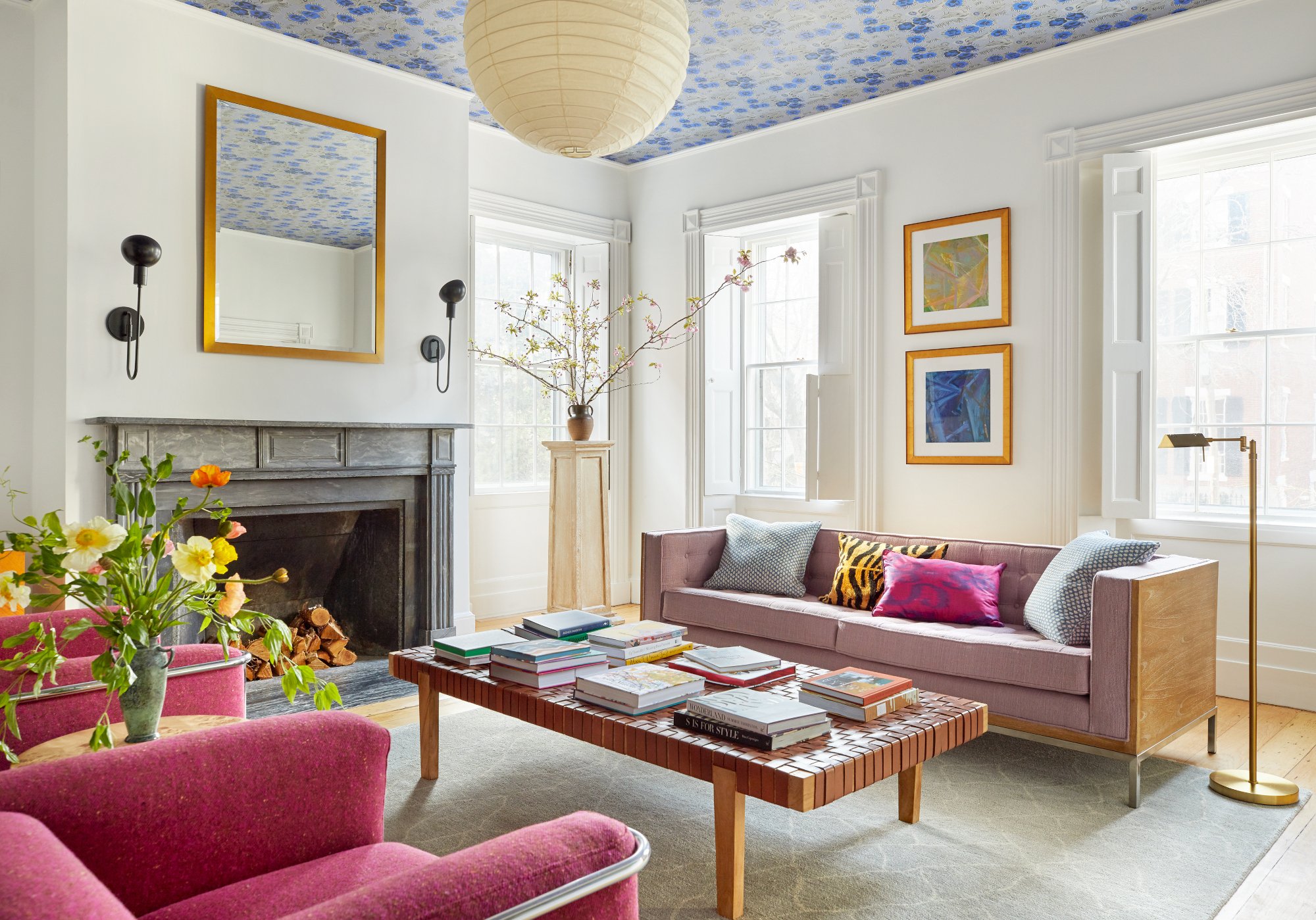 This fabulous home design by the talented Colleen Simonds Design is elegant, fresh, fun, and full of personality–everything a home for a young family should be! Emily Gilbert Photography