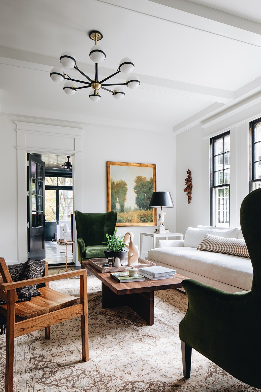 Jean Stoffer is celebrated for her exceptional talent in interior designs that seamlessly merge timeless elegance with contemporary functionality, and her gorgeous living rooms are no exception. Stoffer Interiors Photography