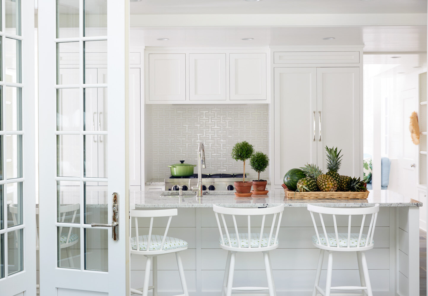 With the help of the dream team of McAlpine Architects and Interior Designer Elly Poston, this Richmond, Virginia couple decided to tackle just that by creating a dream oasis right in their own backyard.  Brie Williams Photography