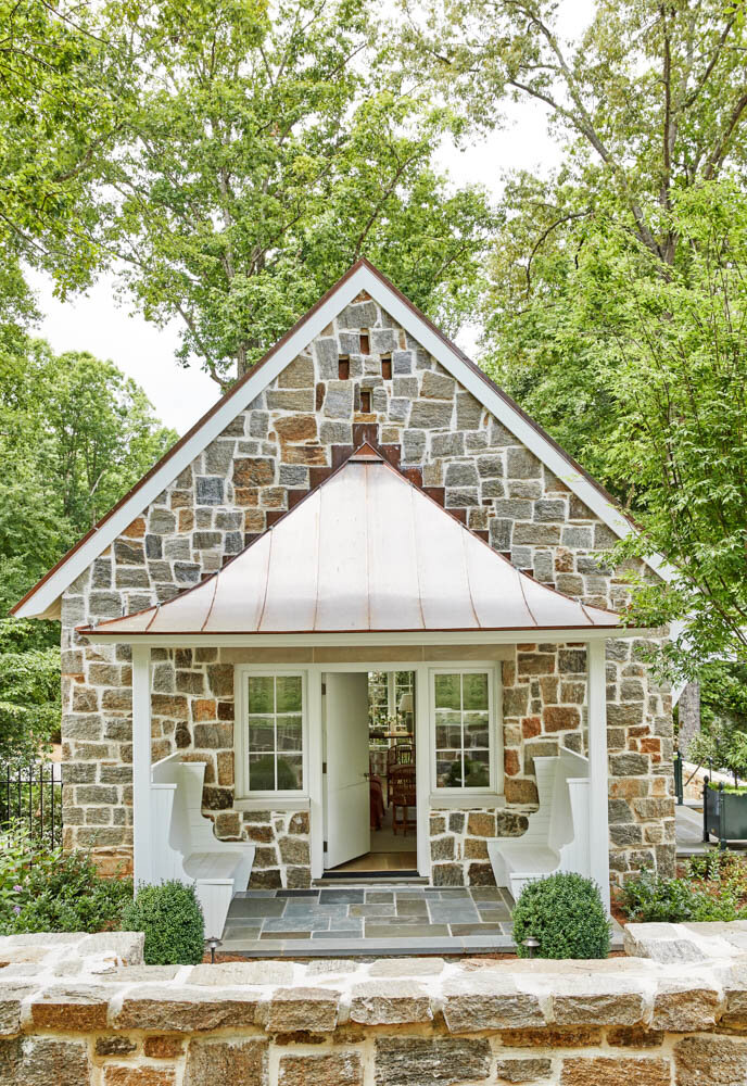 With the help of the dream team of McAlpine Architects and Interior Designer Elly Poston, this Richmond, Virginia couple decided to tackle just that by creating a dream oasis right in their own backyard.  Brie Williams Photography