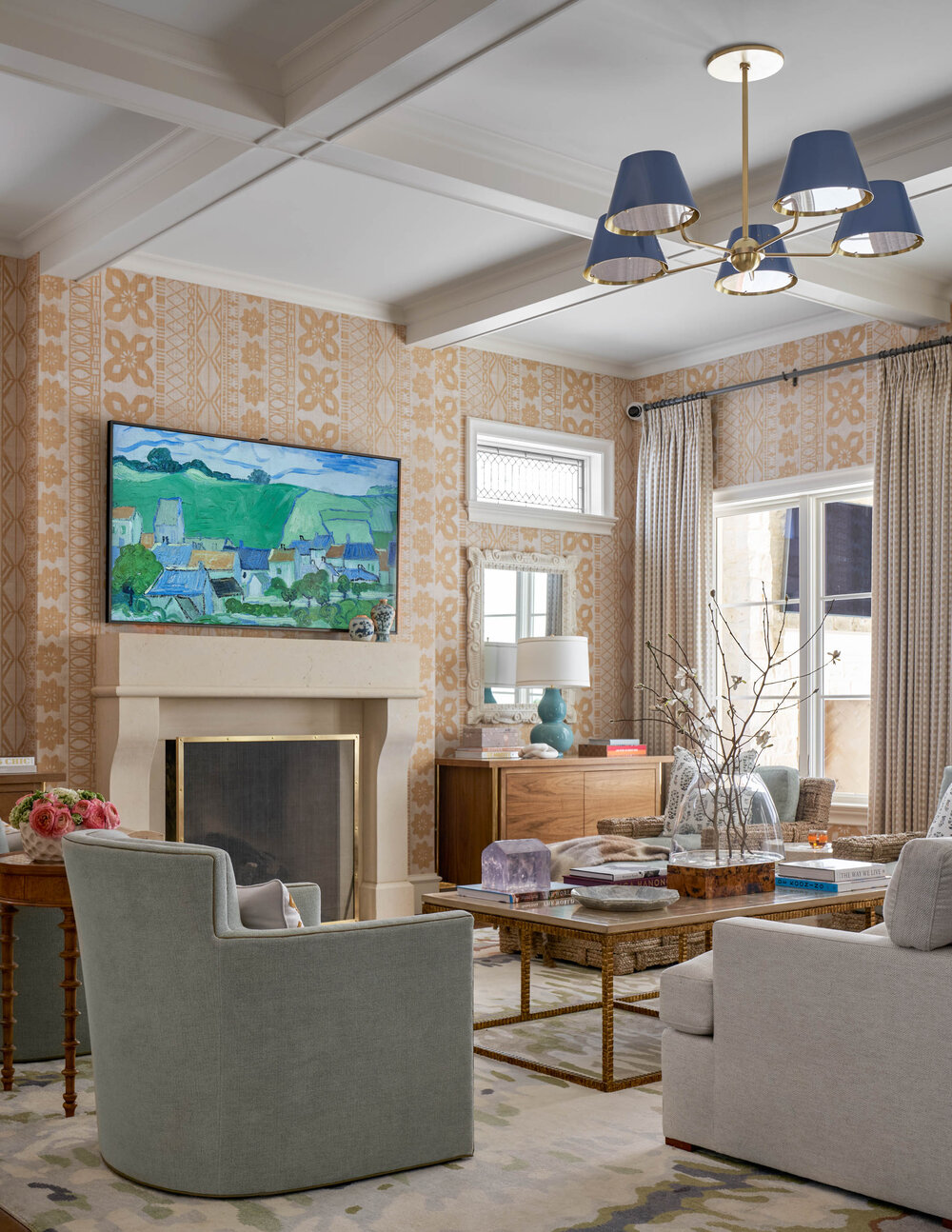 Today, we’re exploring what makes a beautiful living room, highlighting the key elements and thoughtful design choices that create a stylish and family-friendly space.  So take a few minutes, settle into your favorite sofa and reset your mind with these stunning rooms that can't help but inspire a better day. Mary Beth Wagner Interiors | Nathan Schroder Photography