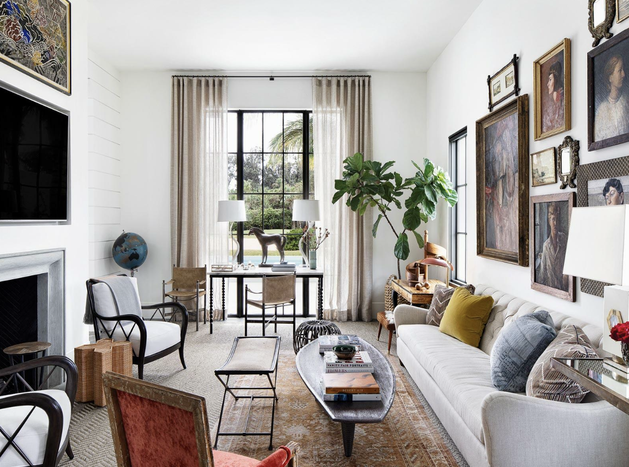 Join us as we tour 5 dream homes, each showcasing unforgettable style and sophistication. Whether you’re drawn to the timeless charm of traditional architecture or the cutting-edge style of modern design, there’s an amazing tour for you. From  “Sophisticated in Sag Harbor ” designed by Sawyer Berson, to “Stunning in Santa Fe,” designed by Atélier AM, prepare to be enchanted.  Olivia O'Bryan Interiors | Jessica Glynn Photography