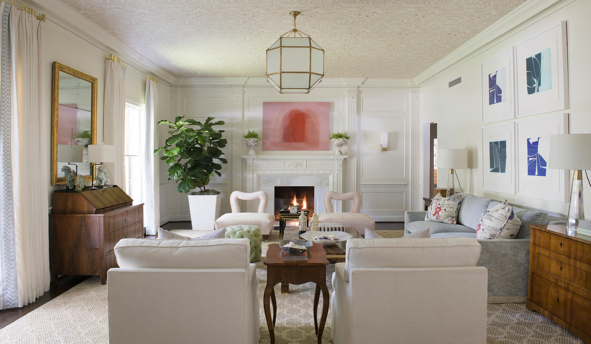 Jenkins Interiors | Nathan Schroder Photography -Today, we’re exploring what makes a beautiful living room, highlighting the key elements and thoughtful design choices that create a stylish and family-friendly space.  So take a few minutes, settle into your favorite sofa and reset your mind with these stunning rooms that can't help but inspire a better day.  
