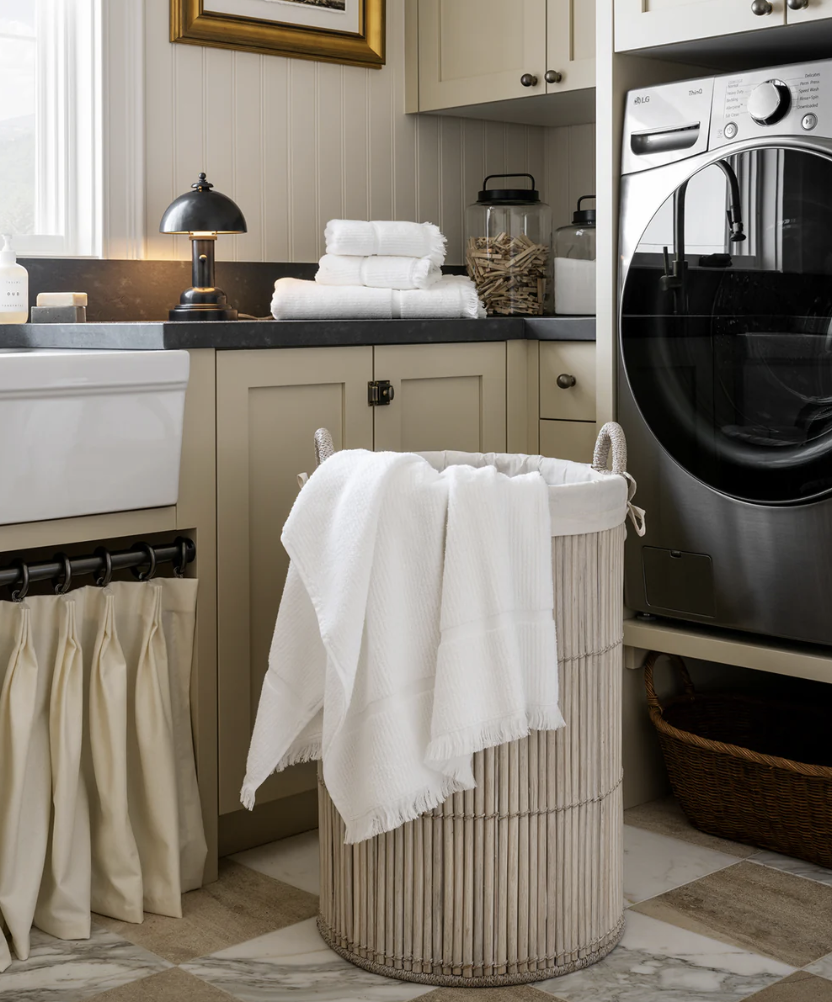 Discover expert tips, creative ideas, and smart organization hacks to create laundry rooms that inspire you! Lucy Call Photography - Studio McGee Design