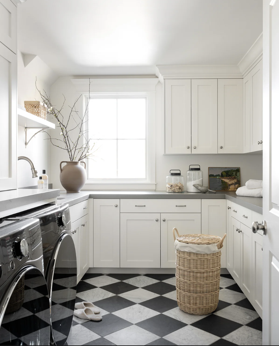 Discover expert tips, creative ideas, and smart organization hacks to create stylish laundry rooms that inspire you! Lucy Call Photography - Studio McGee Design