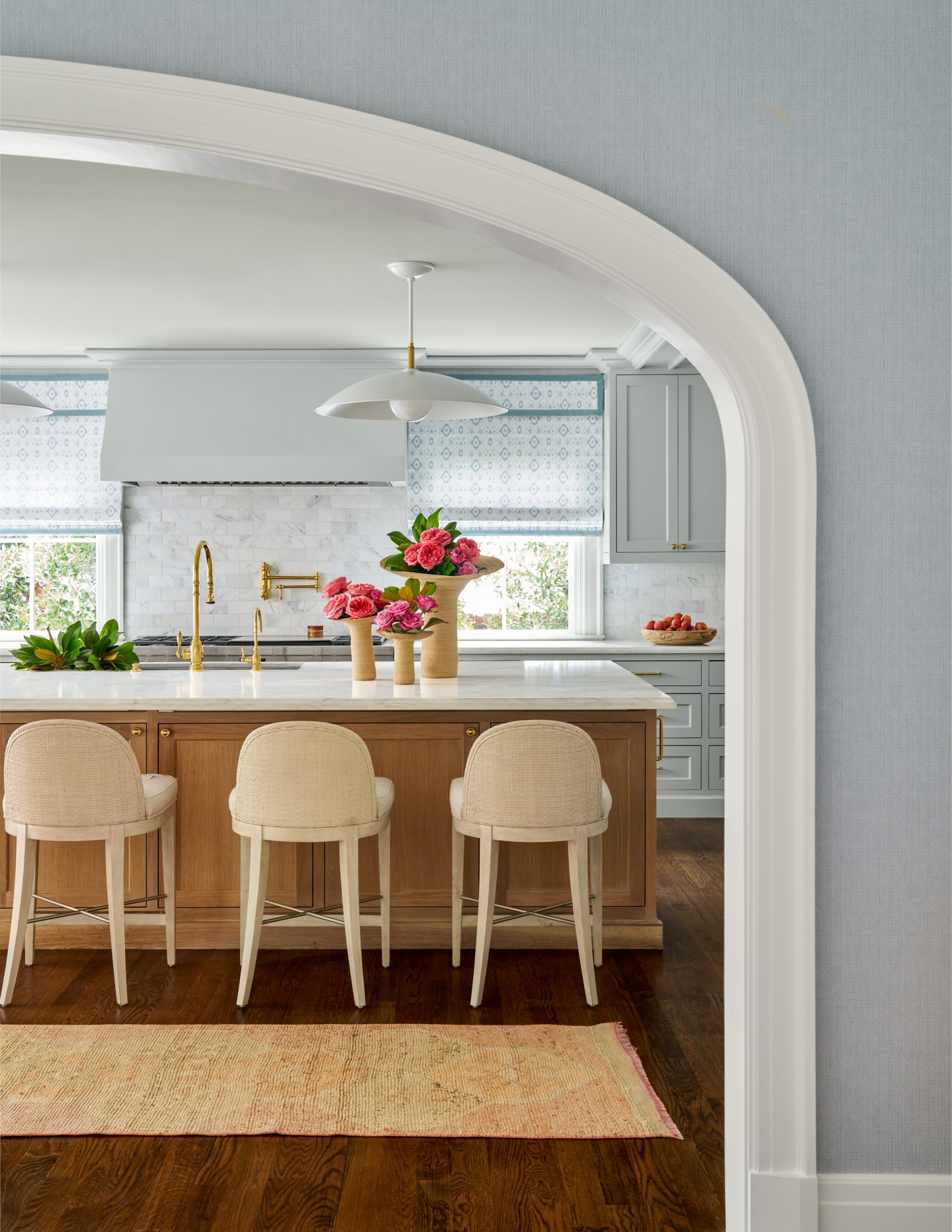 Life–and houses–are all about the details. And no one embraces that philosophy better than the designers of Collins Interiors. From the largest room to the tiniest nook, nothing is overlooked in their timeless design.  Their work combines classic sensibilities with stunning architecture for spaces with purpose, with style and, most important of all, with that certain undefinable something that makes a house feel like a home. So brew an extra cup of coffee and take a peek at this cozy, luxurious home that is so unforgettably chic you’ll undoubtably find yourself daydreaming about a few little changes for your own home. Enjoy! Nathan Schroder Photography - interior details