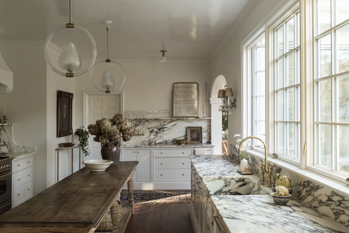When it comes to kitchens, we spend a lot of time thinking about the usual things. White or stainless appliances? Wood or white cabinets? Wood or tile floors? Beyond the basics, there are so many ways to make the heart of the home warm, welcoming and absolutely you. Take a peek at 10 of our favorite ways to create stylish kitchens! - Carley Summers