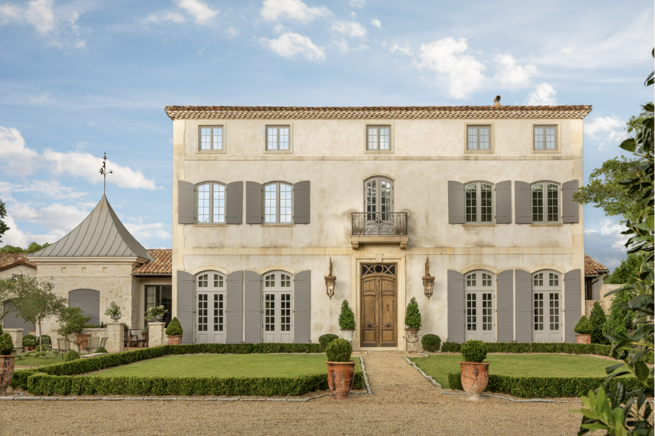 traditional manor house designed by TS Adams - love the copper roof and cupola -Tradition Made New soulful houses