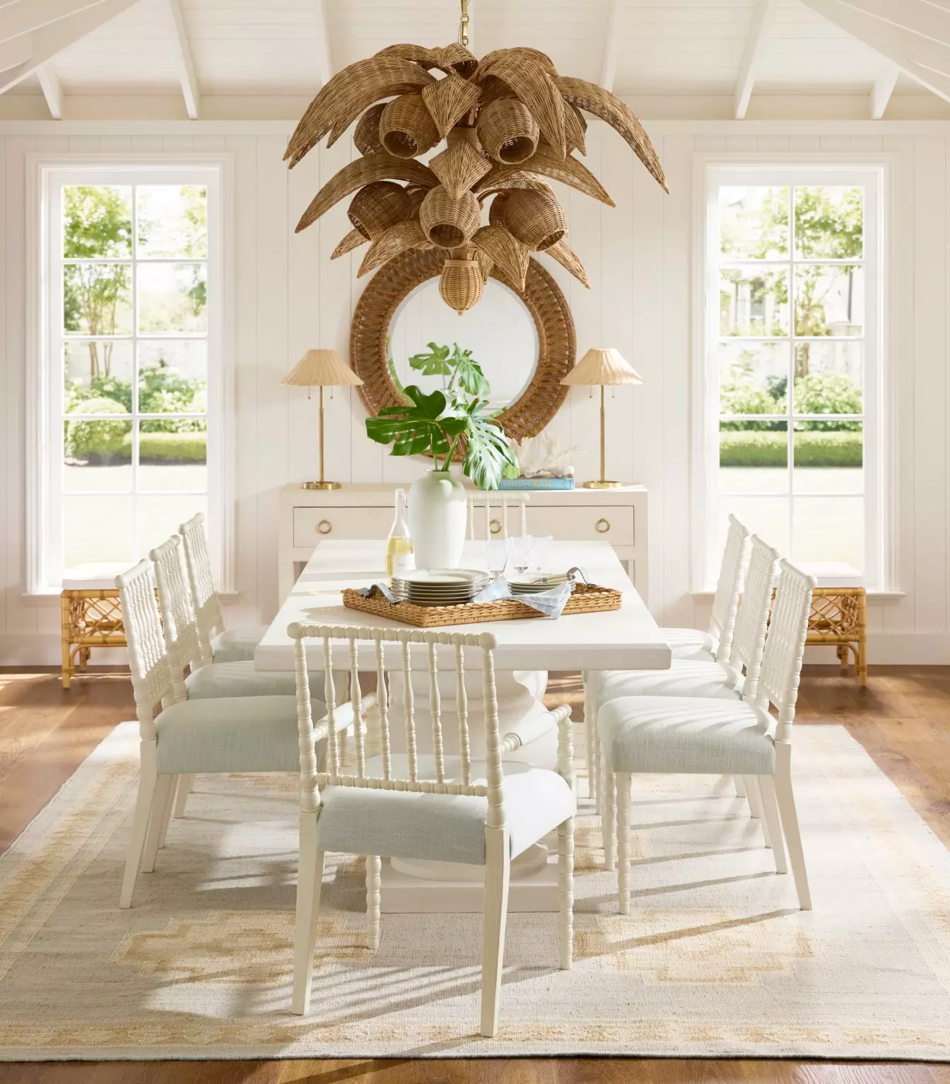 Serena and lilydining room 