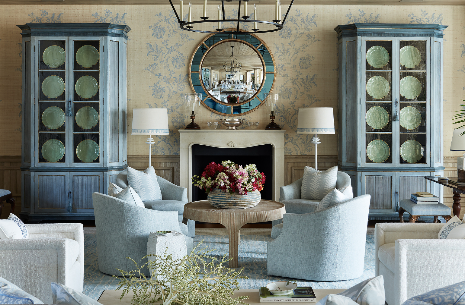 Some designer’s work speaks for itself.  For us,  Marshall Watson is one of those designers. We don’t use the term swooning often, but we are positively swooning over his gorgeously good taste. Every space is luxuriously layered, perfectly patterned... Well, don’t take our word for it. Take a look at a few rooms from his latest release, Marshall Watson Defining Elegance, and we know you'll agree! From an oasis in Connecticut to a rare look inside this designer's fabulous East Hampton home, to his jewel box apartment in Manhattan, every space is more inspiring than the last!